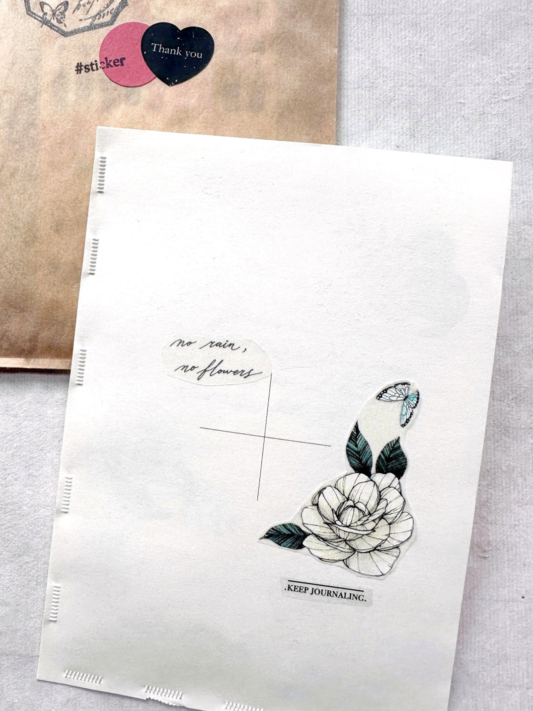 Modaizhi - Camellia washi tape SAMPLES
