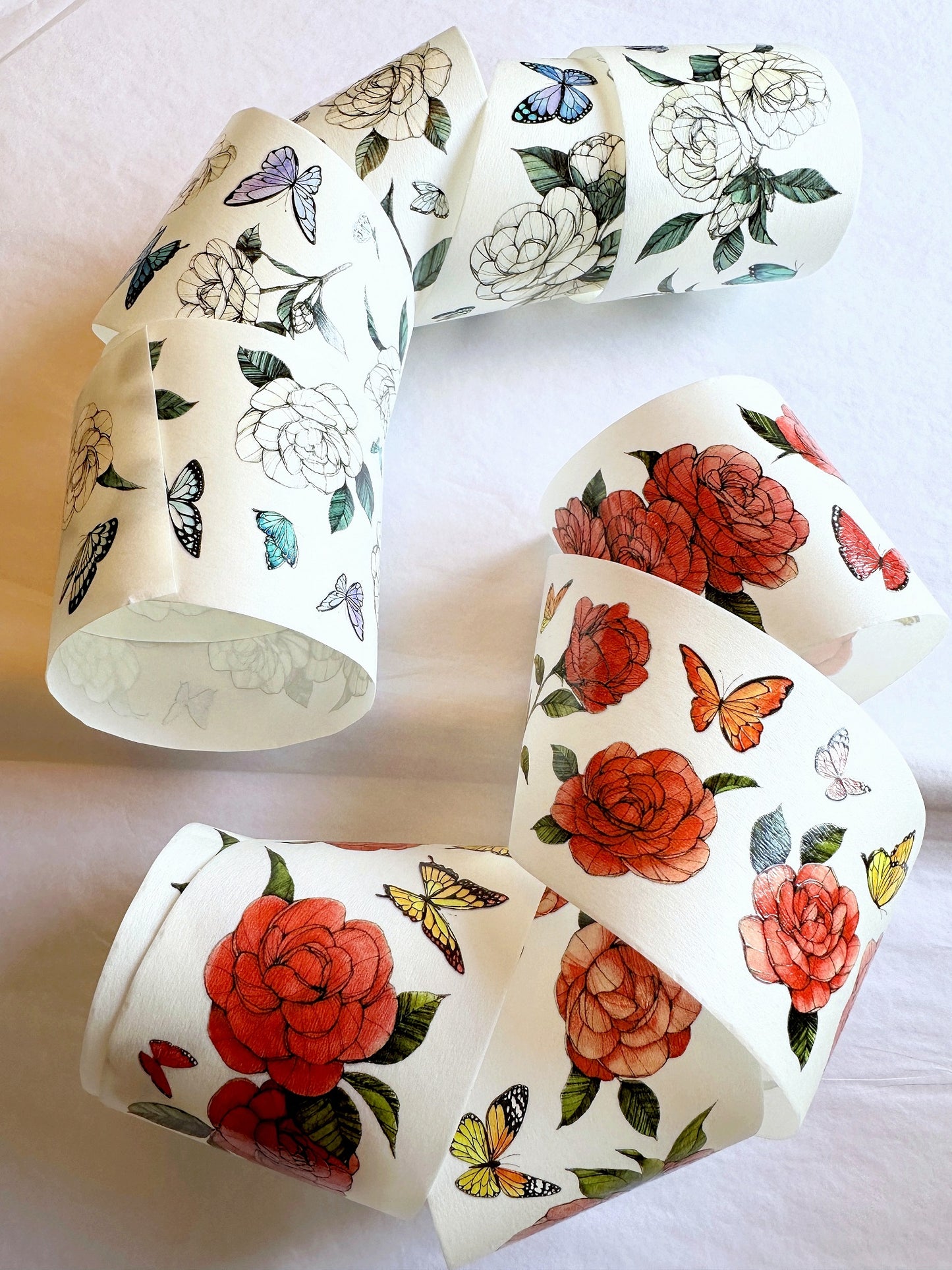 Modaizhi - Camellia washi tape SAMPLES
