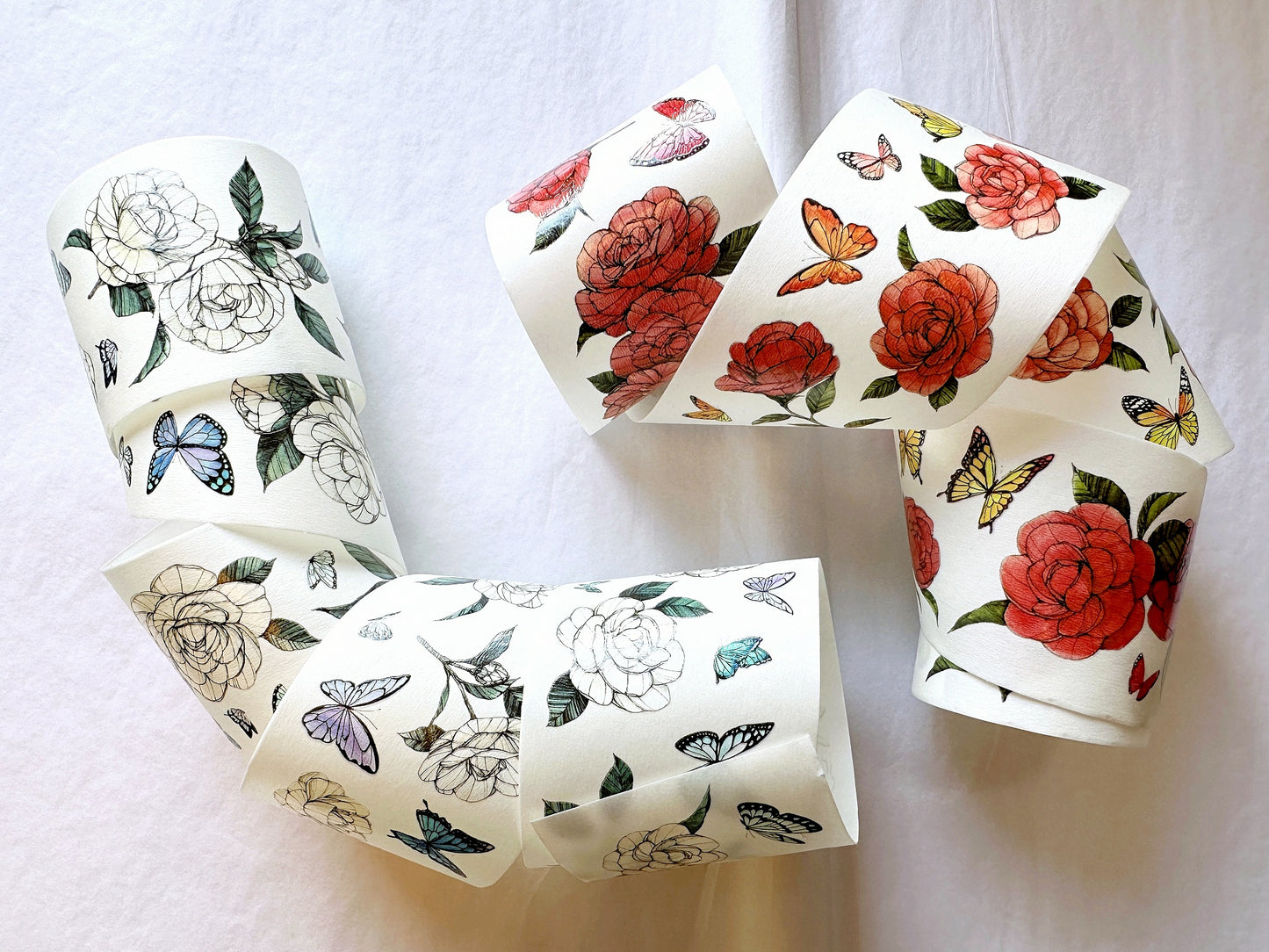 Modaizhi - Camellia washi tape SAMPLES