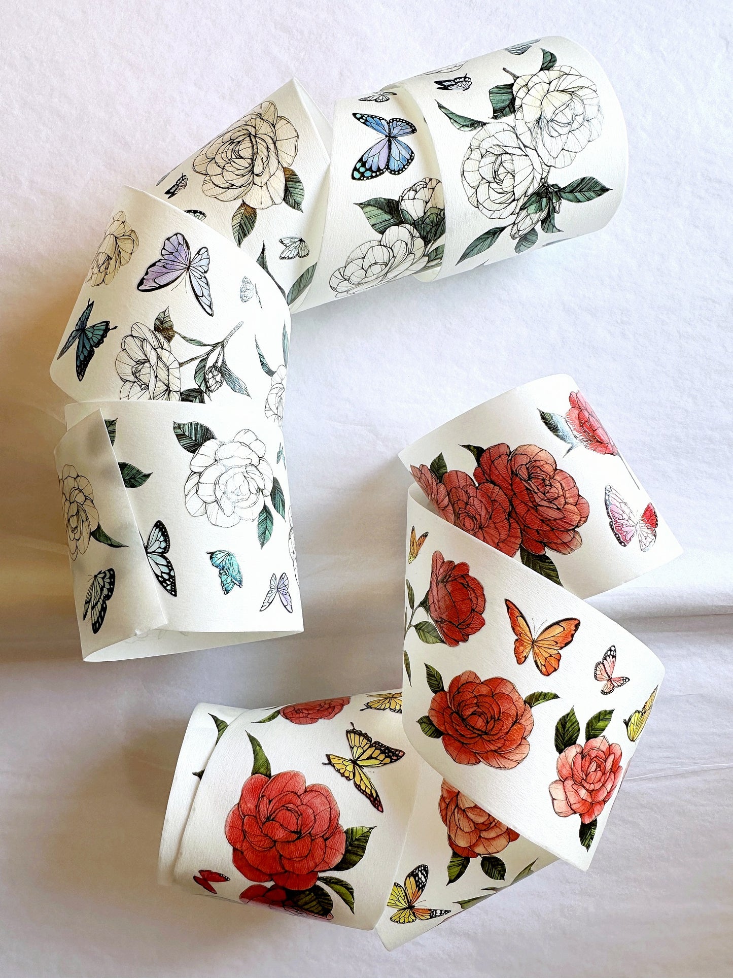 Modaizhi - Camellia washi tape SAMPLES