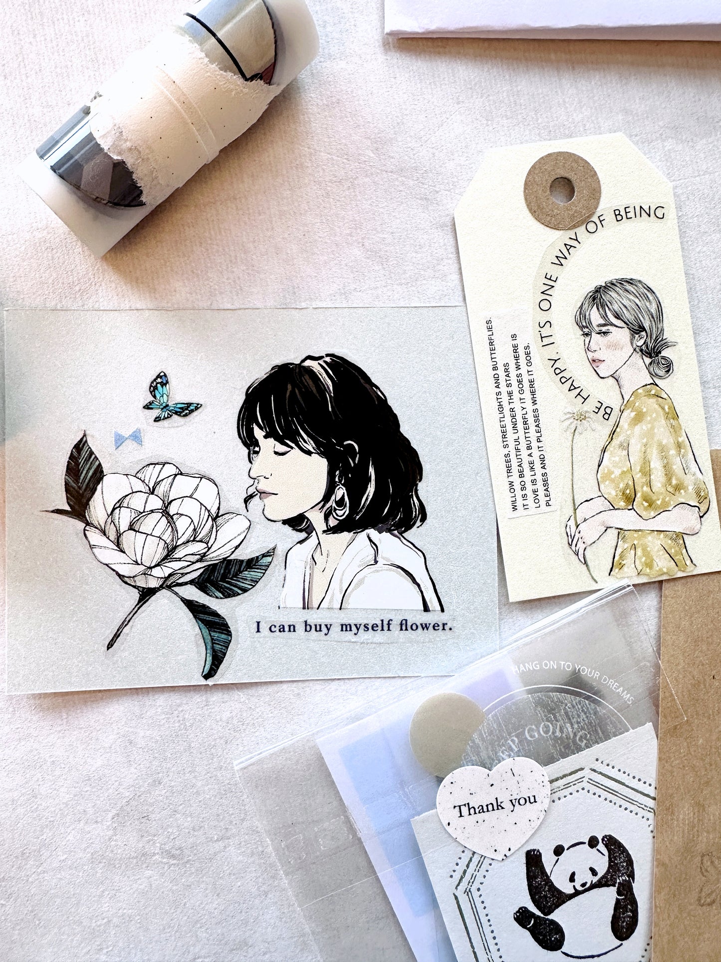 Modaizhi - Camellia PET tape SAMPLES