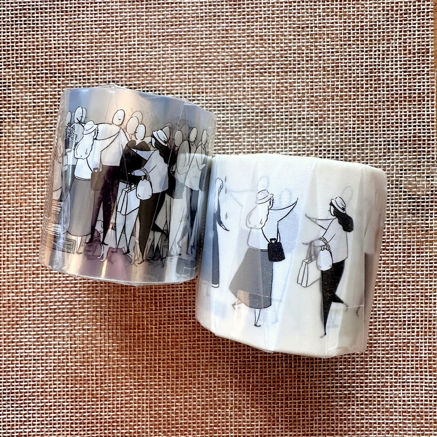 Modaizhi - Market Diary (Characters) washi & PET tape SAMPLES