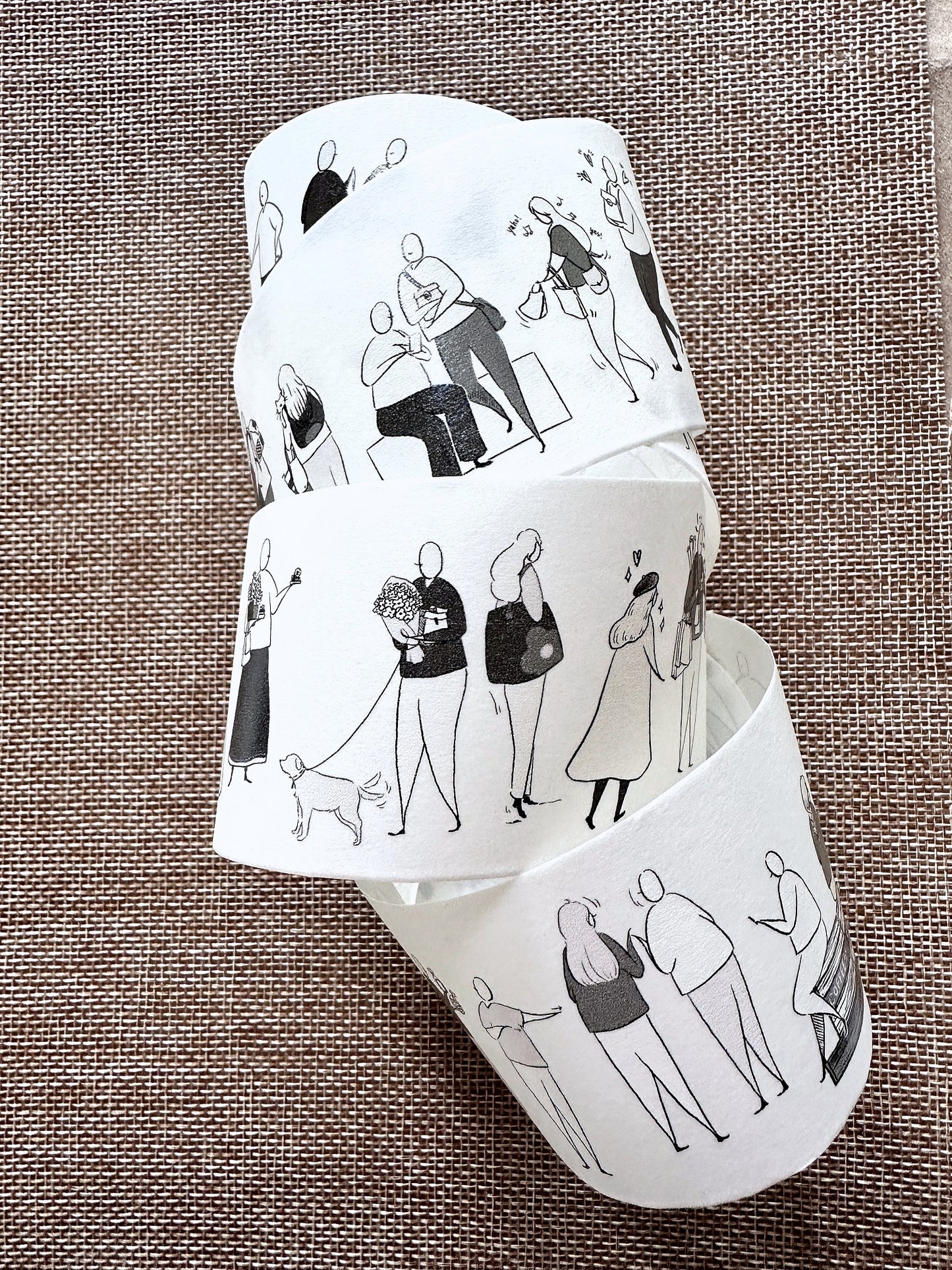 Modaizhi - Market Diary (Characters) washi & PET tape SAMPLES