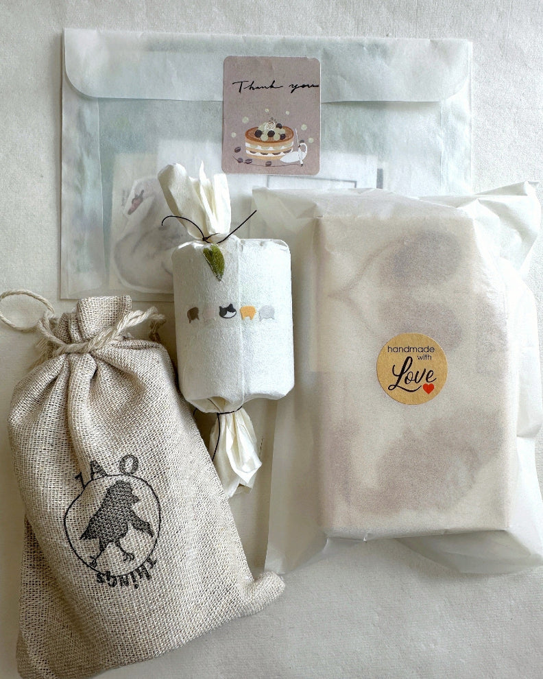 Modaizhi - Cat Attendant washi & PET tape SAMPLES