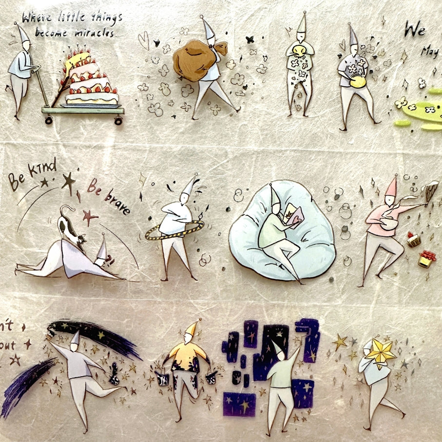 Modaizhi - Anniversary Party silver foil PET tape SAMPLES (10th anniversary special release)