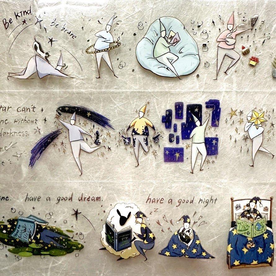 Modaizhi - Anniversary Party silver foil PET tape SAMPLES (10th anniversary special release)