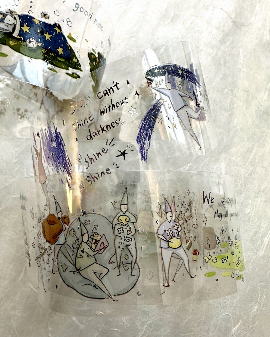 Modaizhi - Anniversary Party silver foil PET tape SAMPLES (10th anniversary special release)