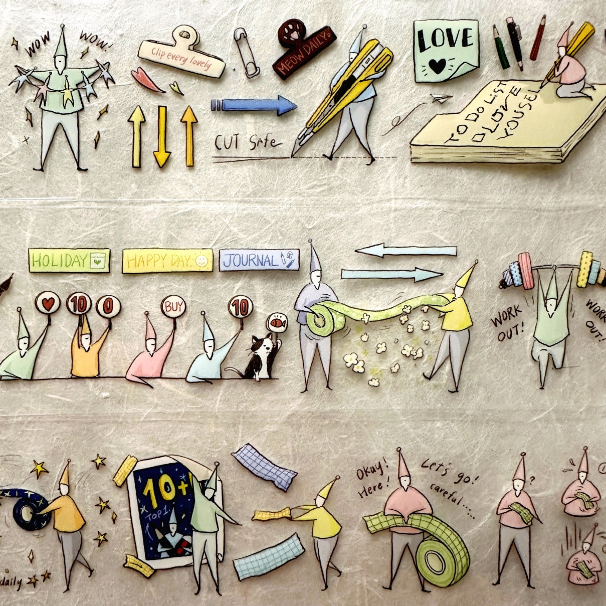Modaizhi -Stationery Elf PET tape SAMPLES