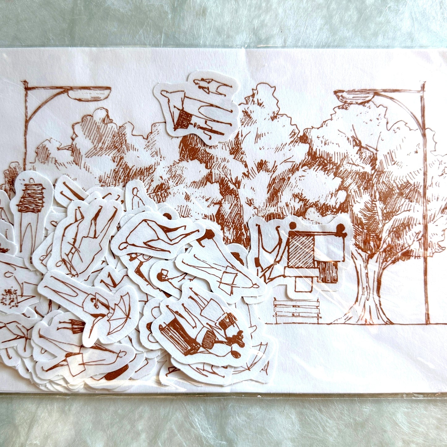 Modaizhi - One Day II washi stickers