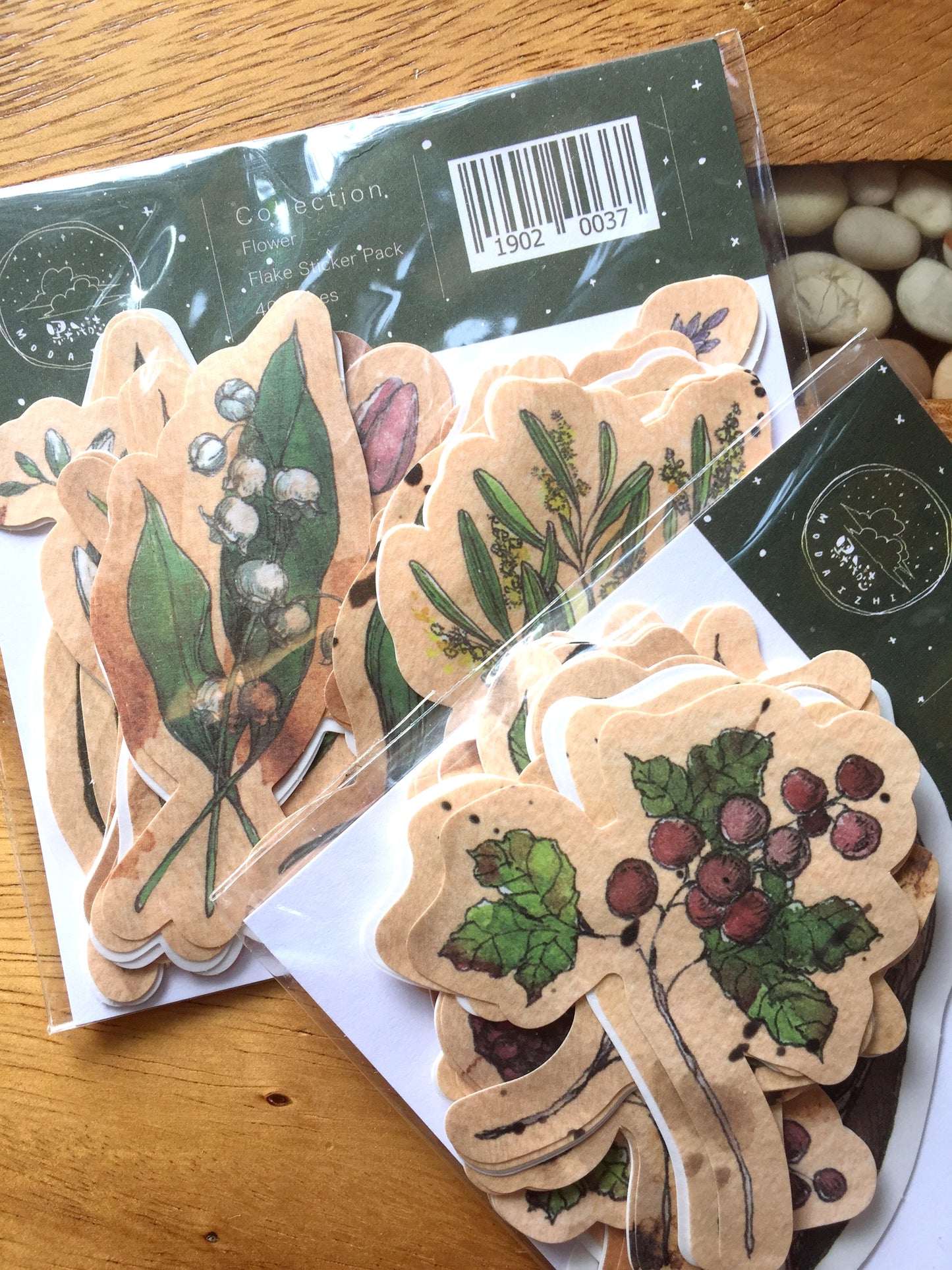 Modaizhi Collection Fruit/Flower flake sticker packs
