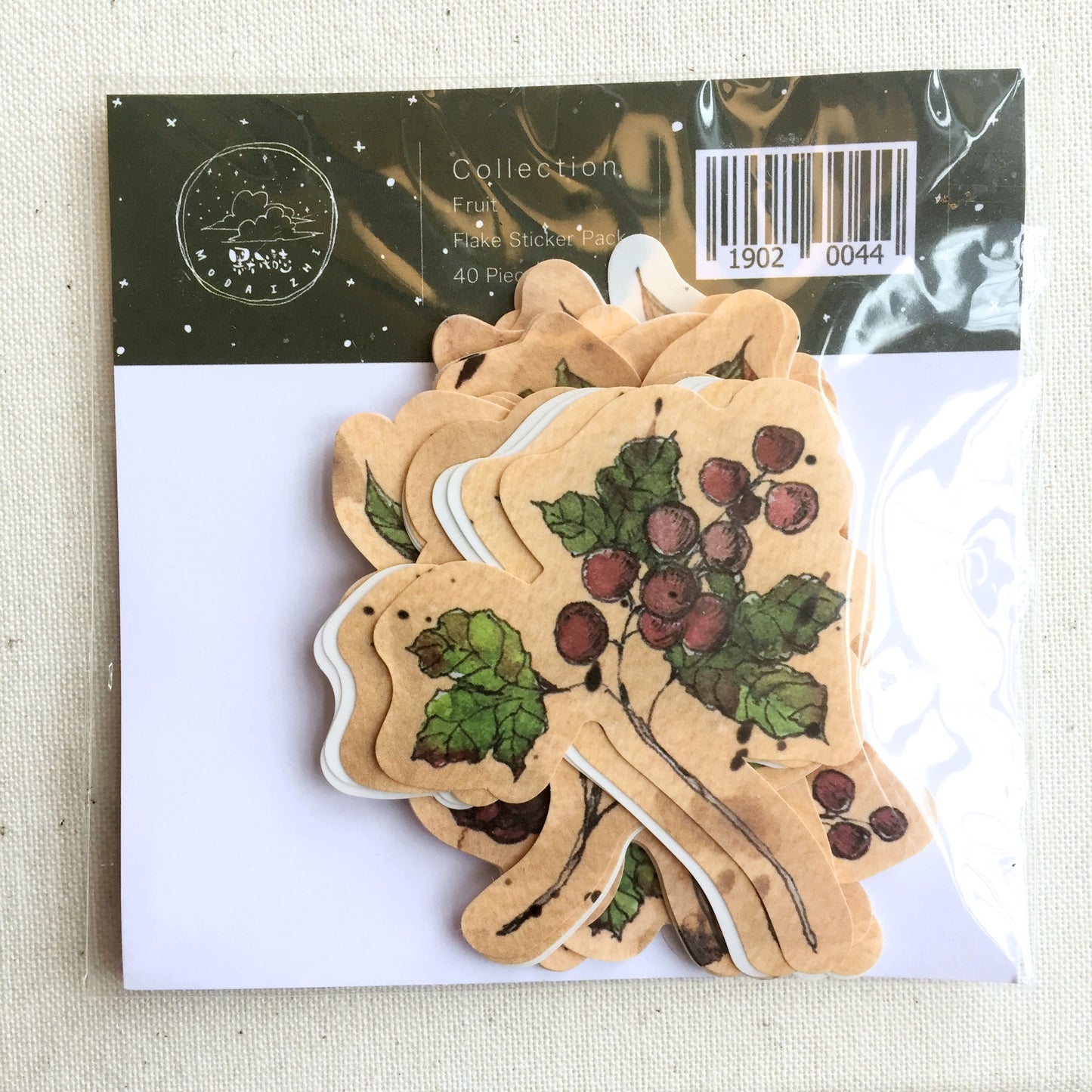 Modaizhi Collection Fruit/Flower flake sticker packs