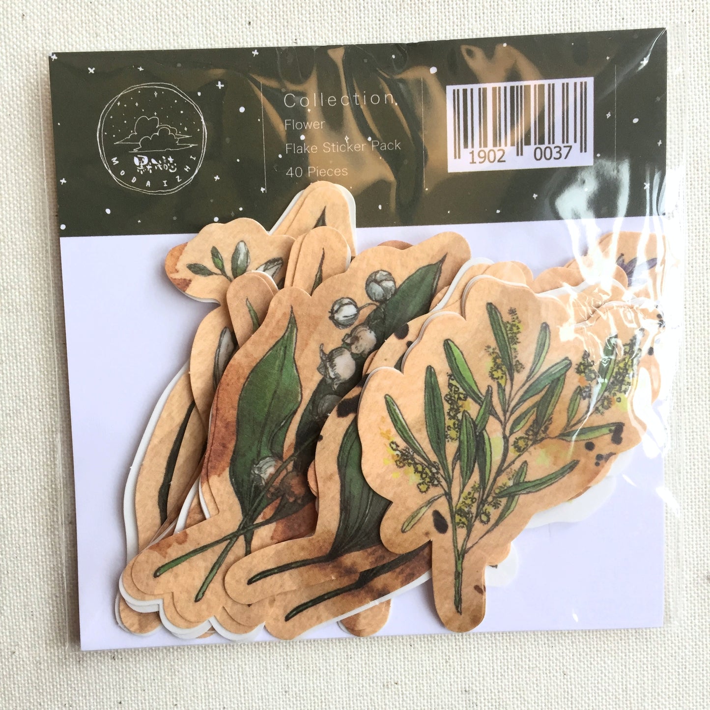 Modaizhi Collection Fruit/Flower flake sticker packs