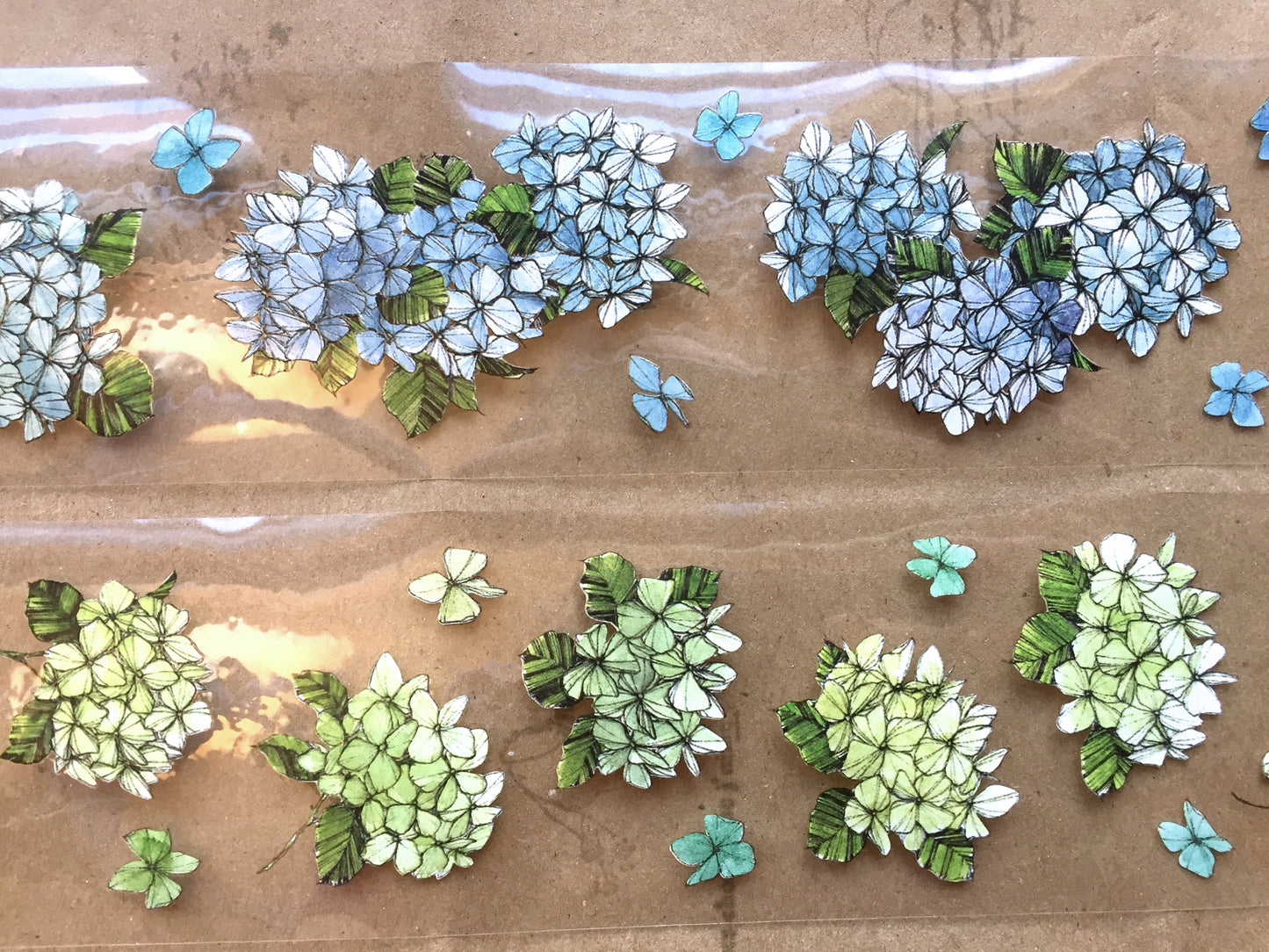 Modaizhi - Hydrangea PET tape SAMPLES