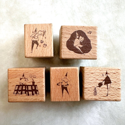 Modaizhi - One Day 6th Anniversary rubber stamps