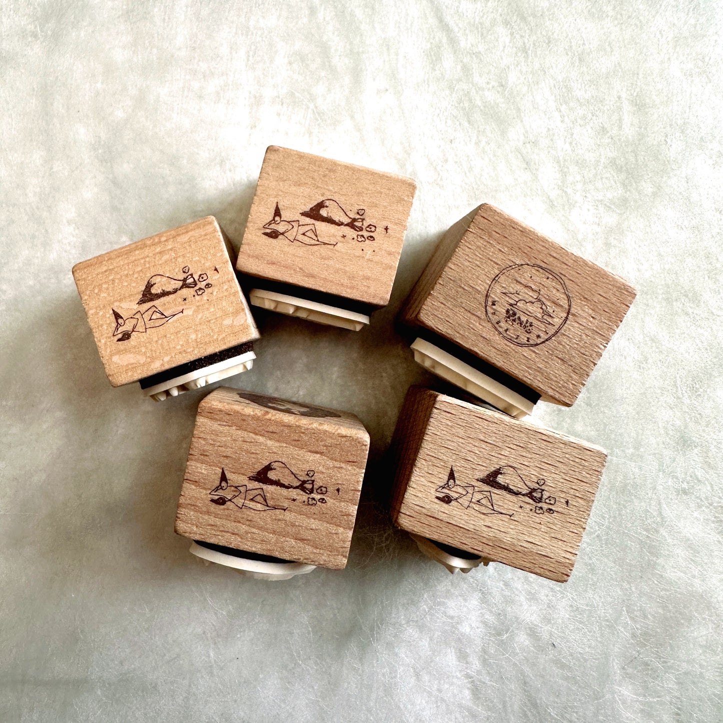 Modaizhi - One Day 6th Anniversary rubber stamps
