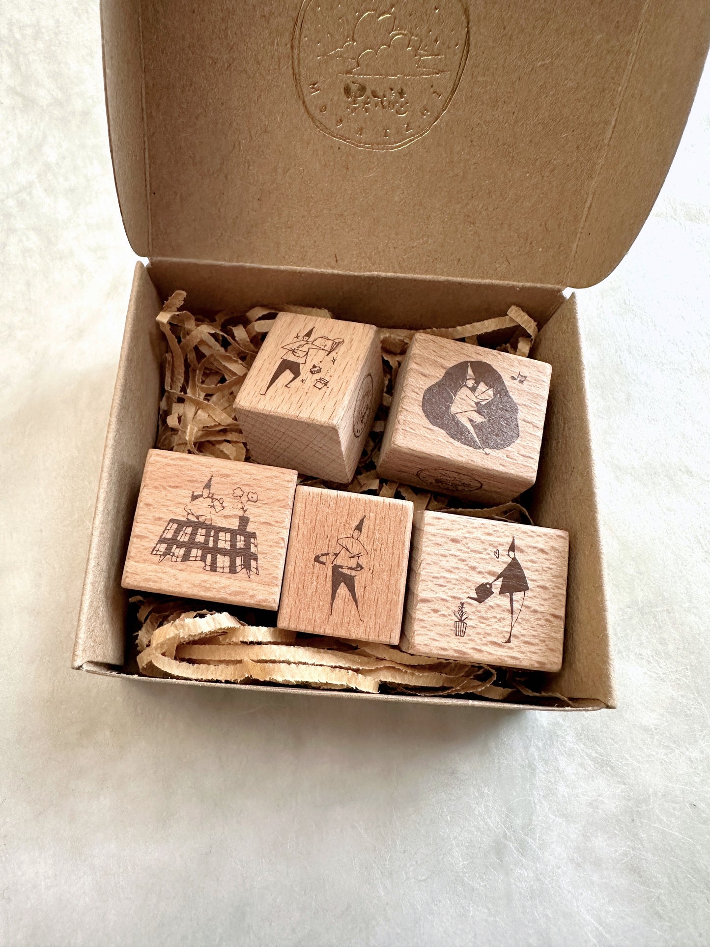 Modaizhi - One Day 6th Anniversary rubber stamps