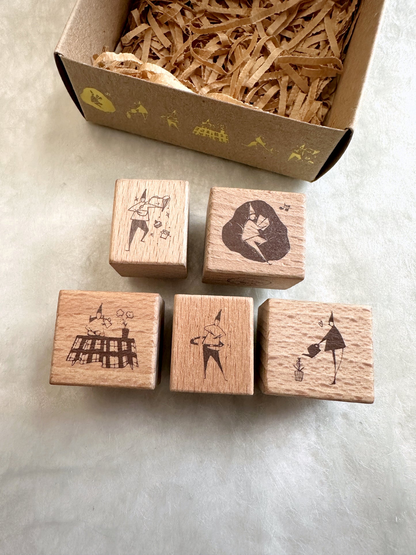 Modaizhi - One Day 6th Anniversary rubber stamps