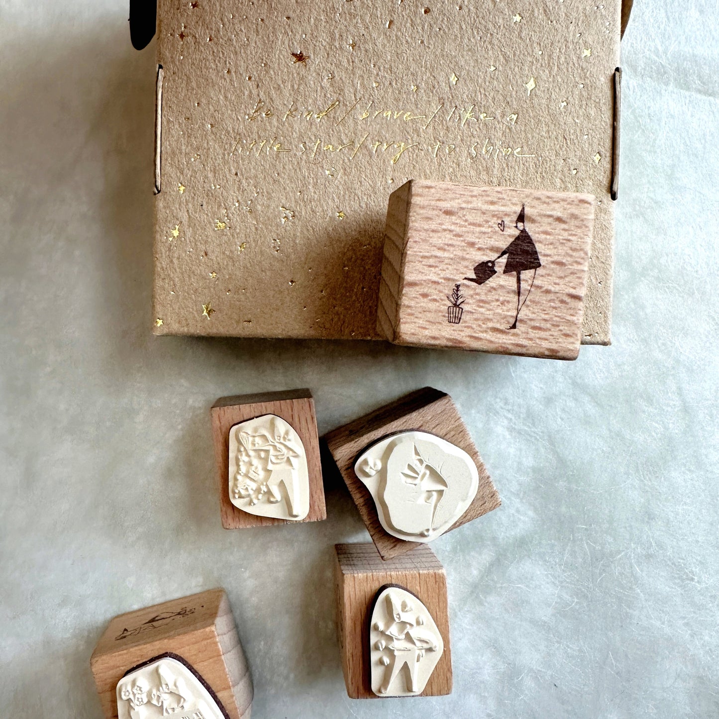 Modaizhi - One Day 6th Anniversary rubber stamps
