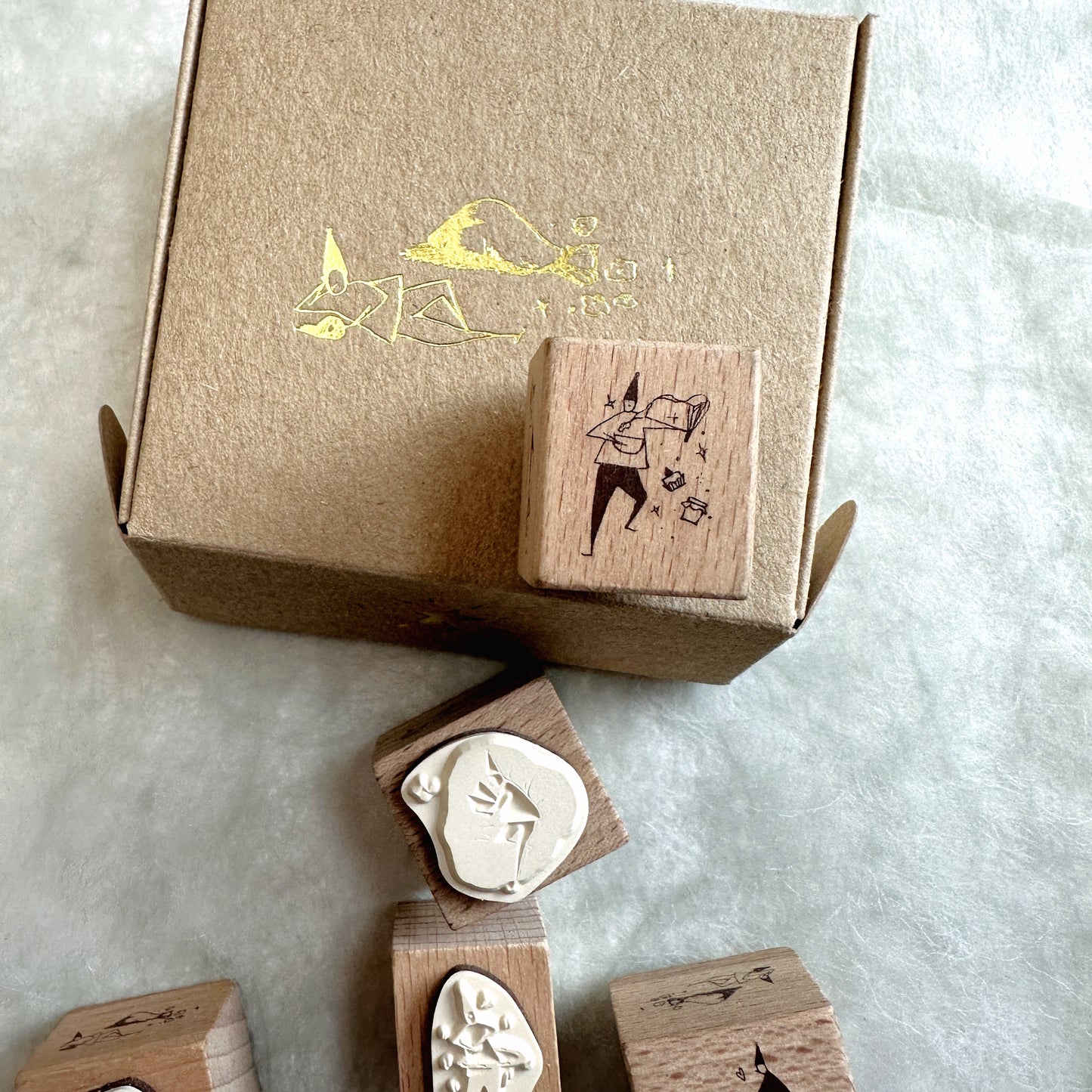 Modaizhi - One Day 6th Anniversary rubber stamps