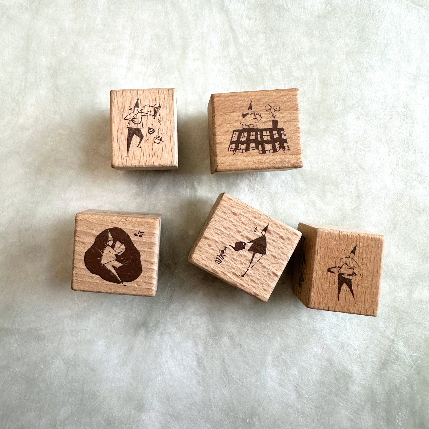 Modaizhi - One Day 6th Anniversary rubber stamps