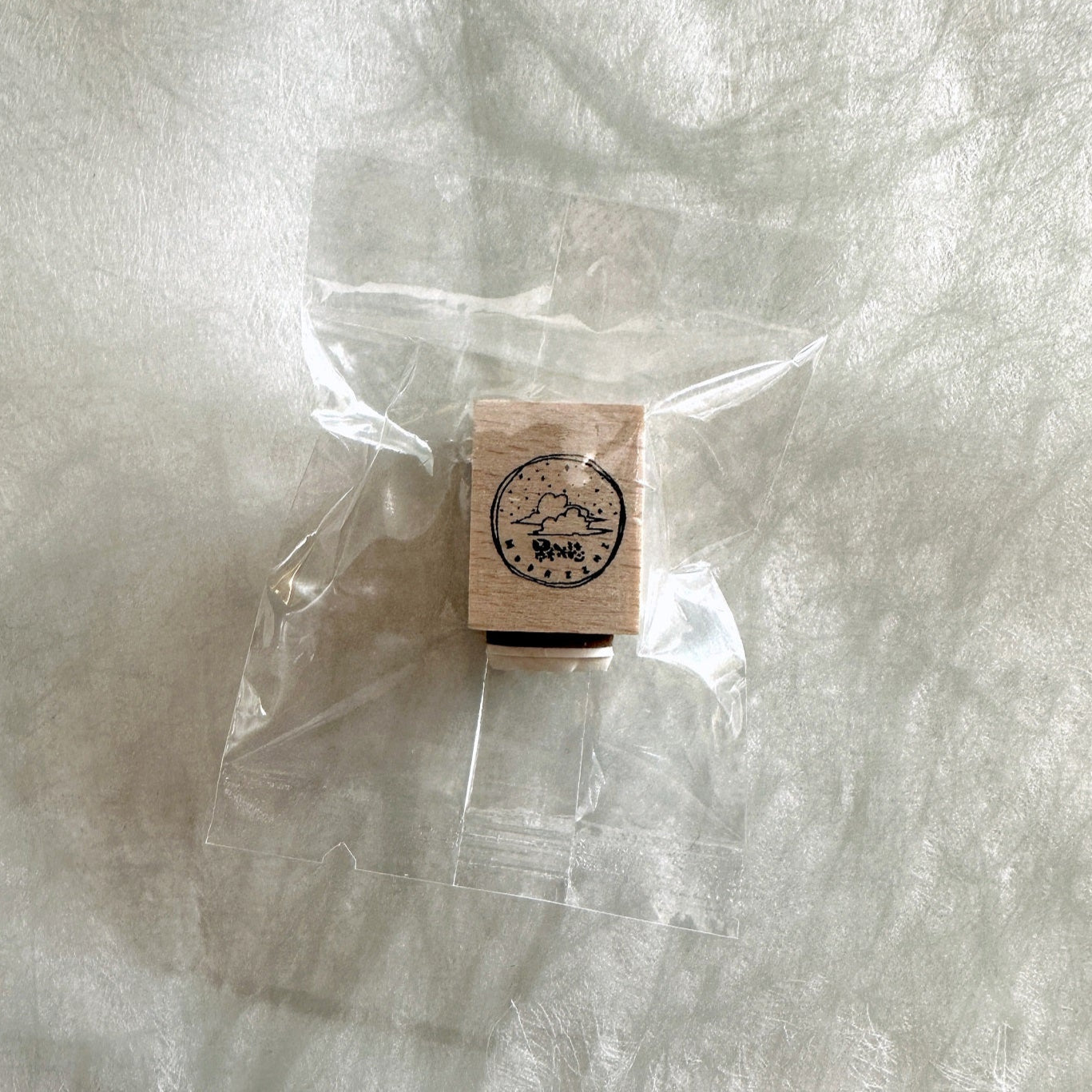 Modaizhi - Cat UFO mini rubber stamp