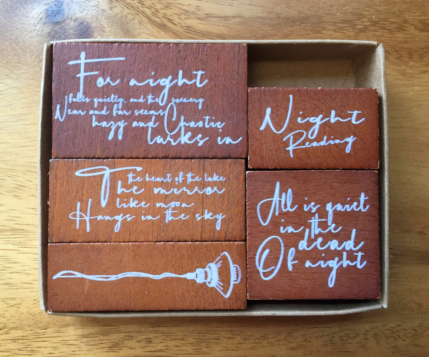 Non-designer - various word stamps for collage journaling | *USED* Destash items [Pre-Loved]