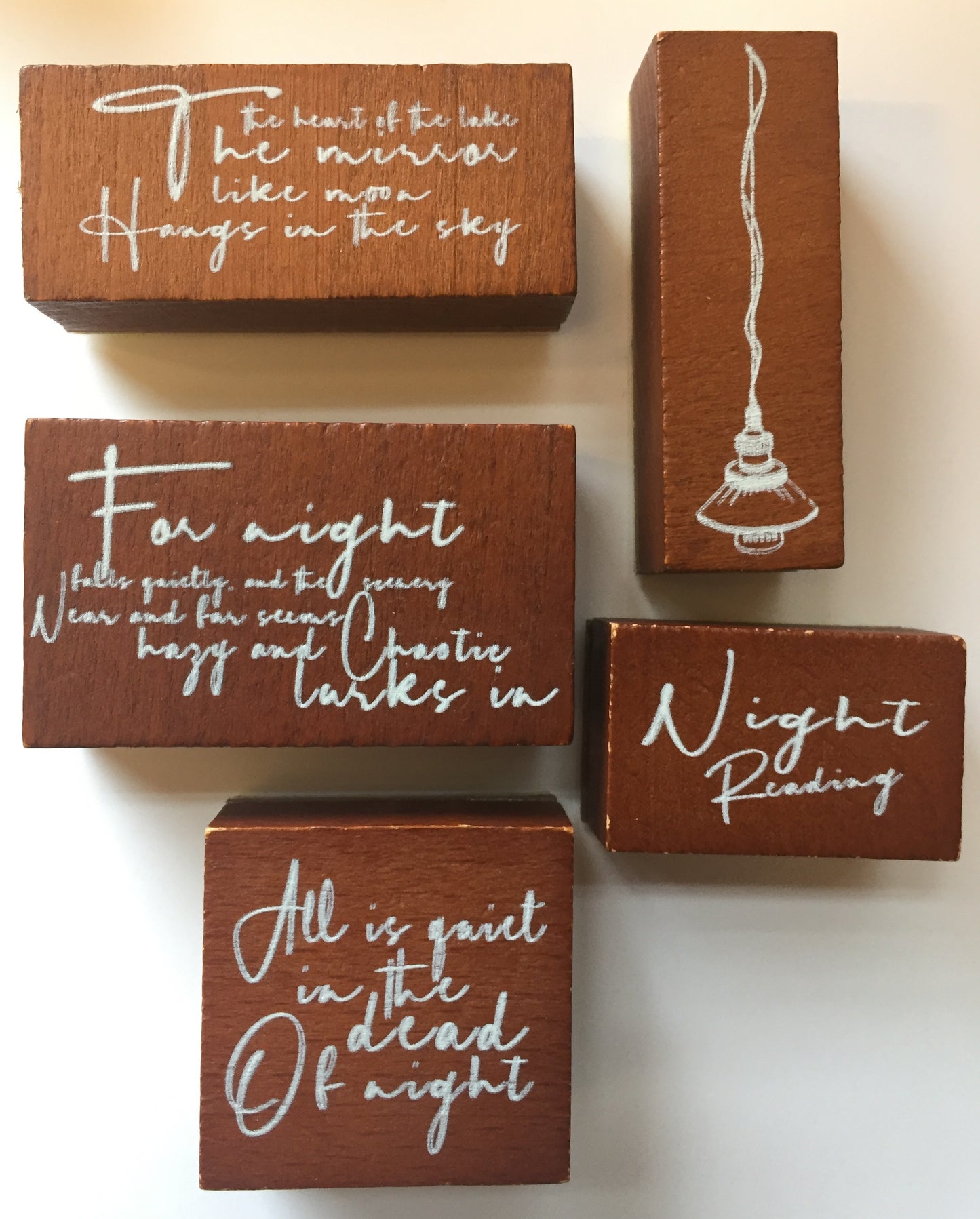 Non-designer - various word stamps for collage journaling | *USED* Destash items [Pre-Loved]