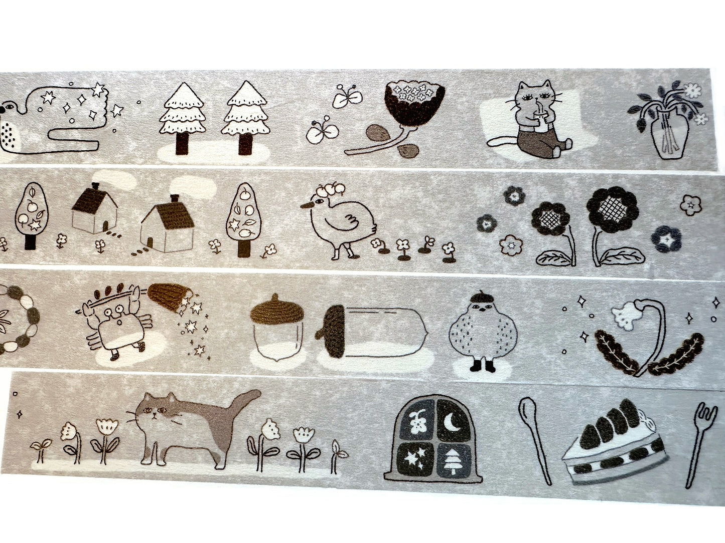 Ivy Snow - A Lazy Afternoon washi tape SAMPLES