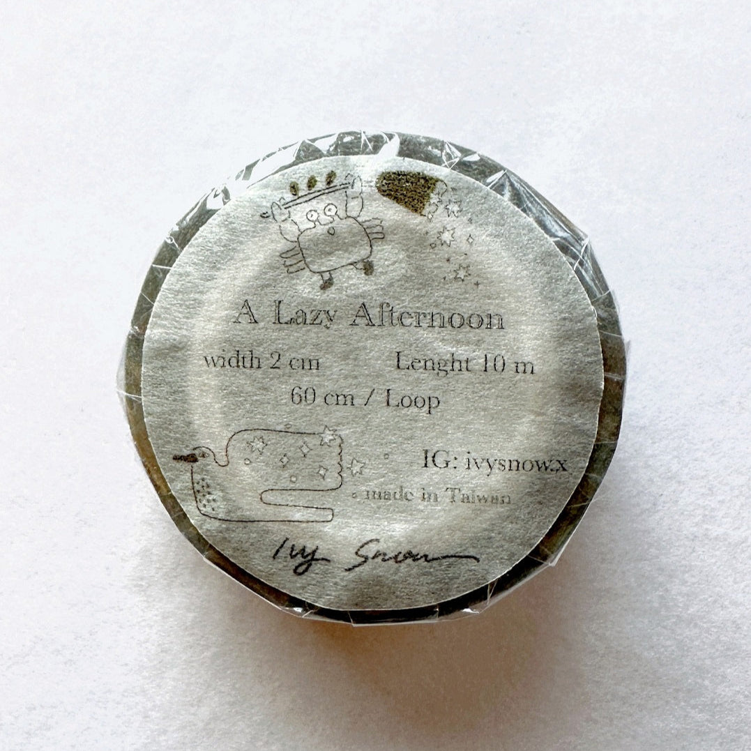Ivy Snow - A Lazy Afternoon washi tape SAMPLES