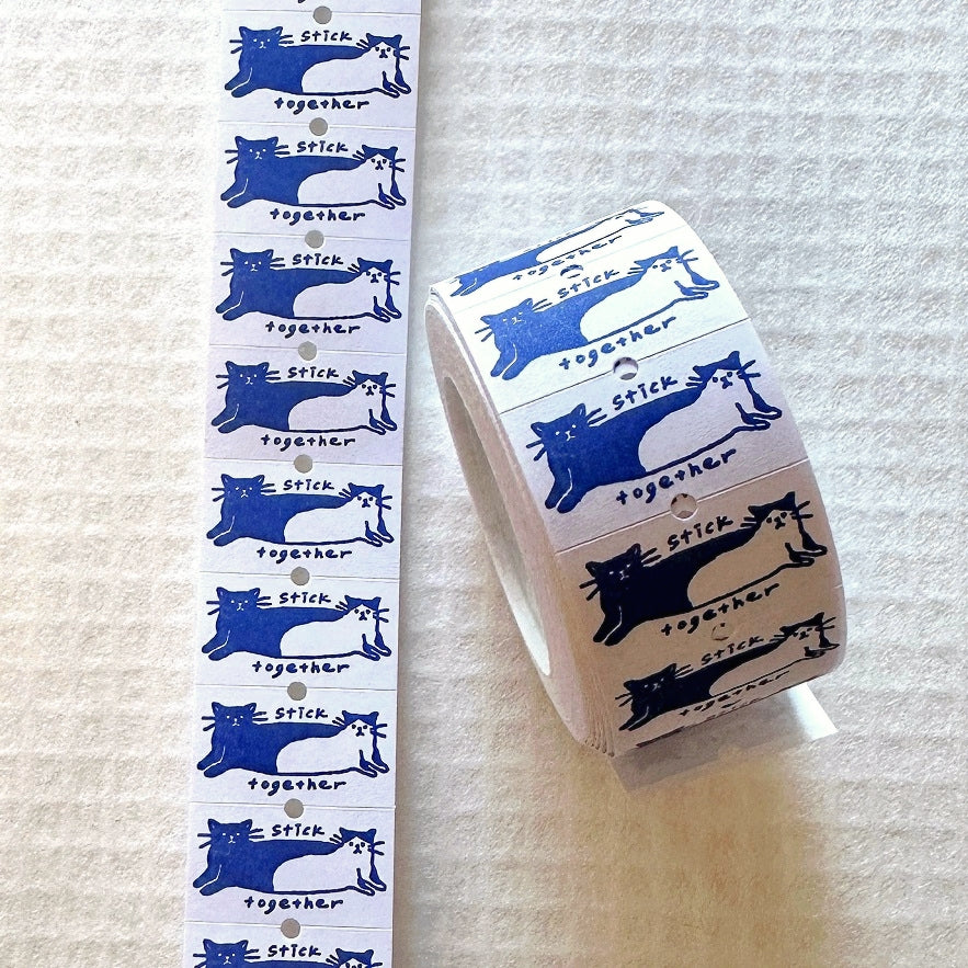 Ivy Snow - Stick Together label sticker roll SAMPLES