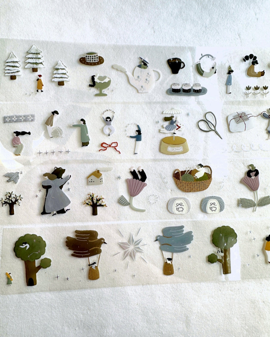 Ivy Snow - Daydream silver PET tape SAMPLES