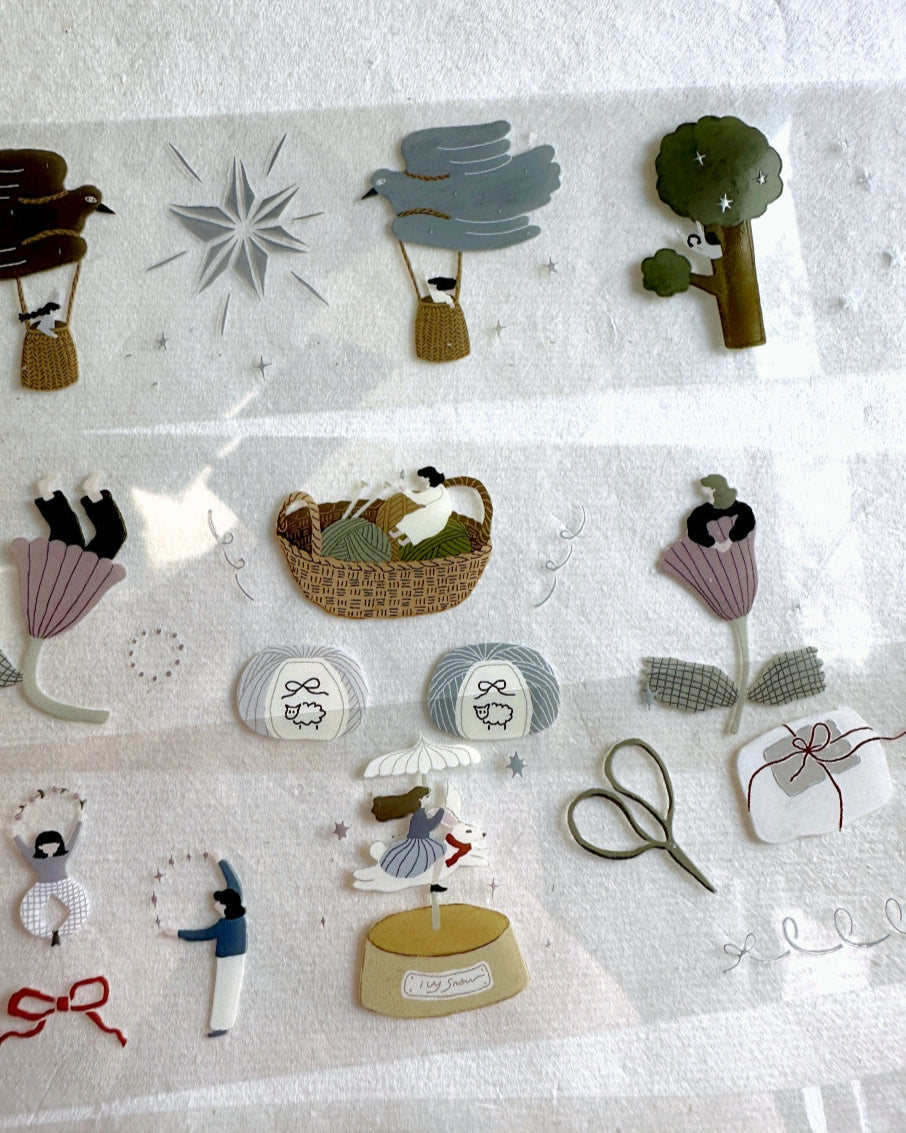 Ivy Snow - Daydream silver PET tape SAMPLES