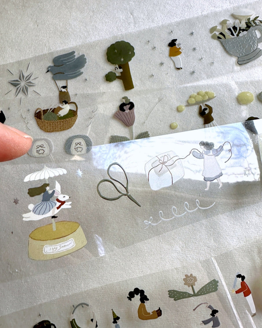 Ivy Snow - Daydream silver PET tape SAMPLES