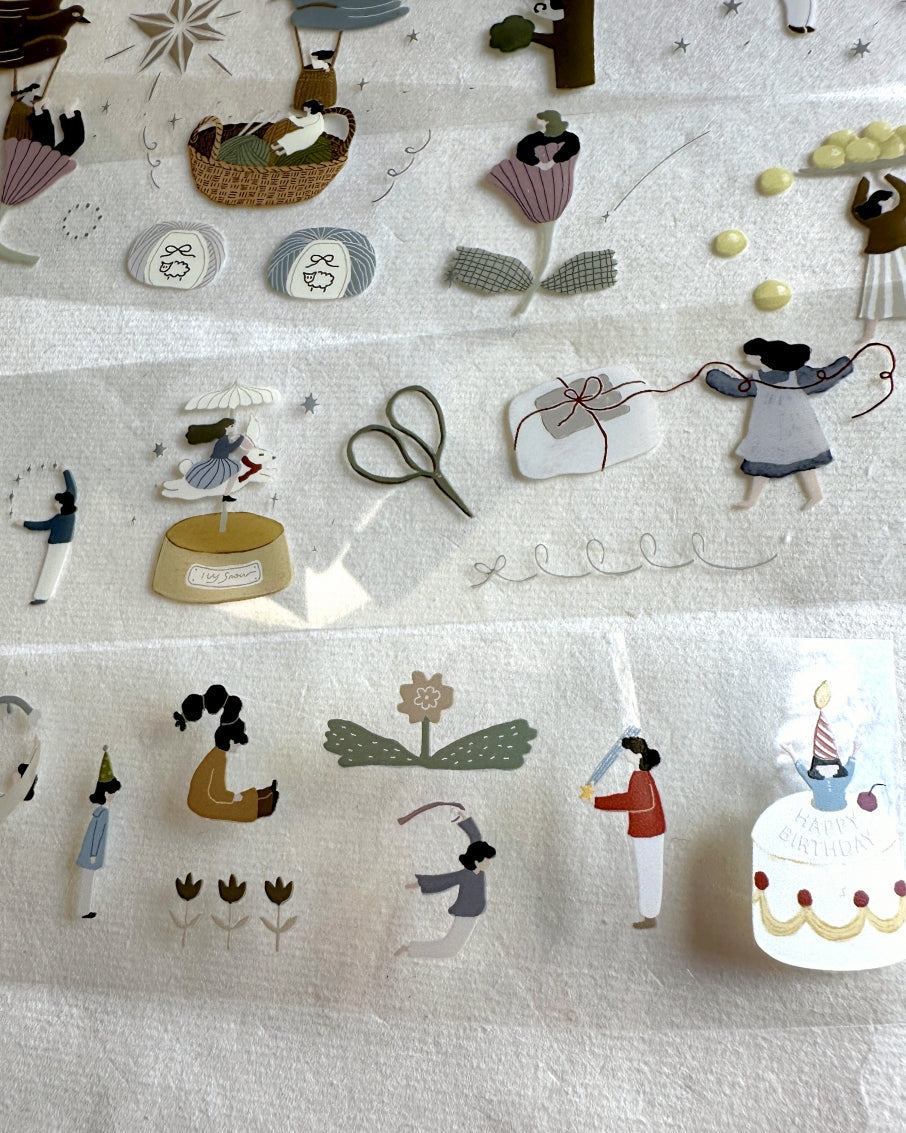 Ivy Snow - Daydream silver PET tape SAMPLES