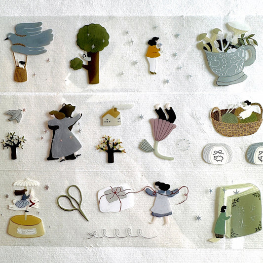 Ivy Snow - Daydream silver PET tape SAMPLES