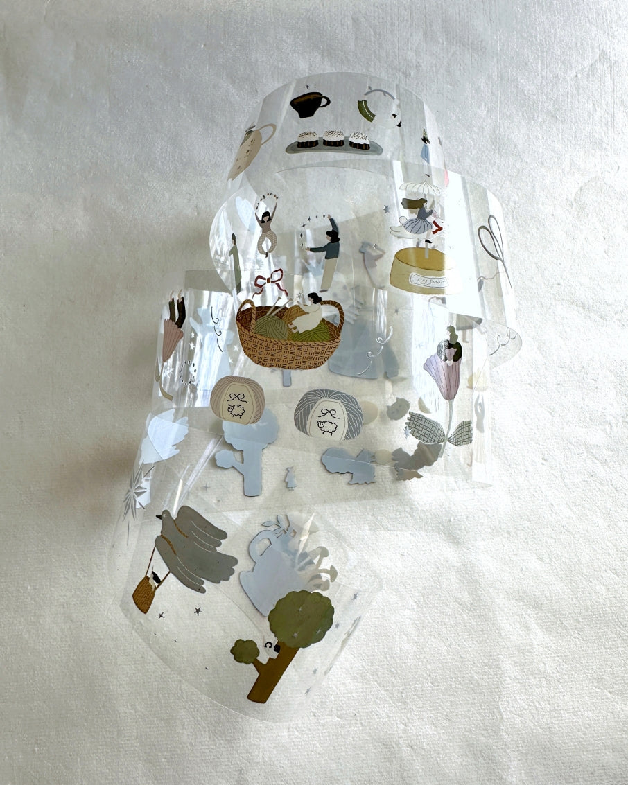 Ivy Snow - Daydream silver PET tape SAMPLES