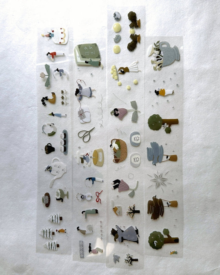 Ivy Snow - Daydream silver PET tape SAMPLES