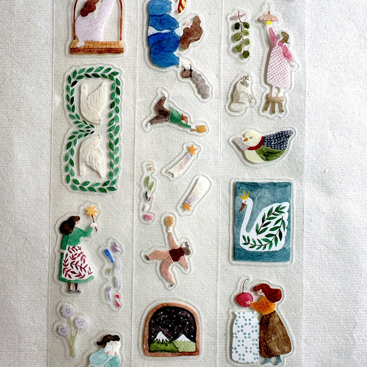 Ivy Snow - A Lovely Day kiss-cut PET tape SAMPLES