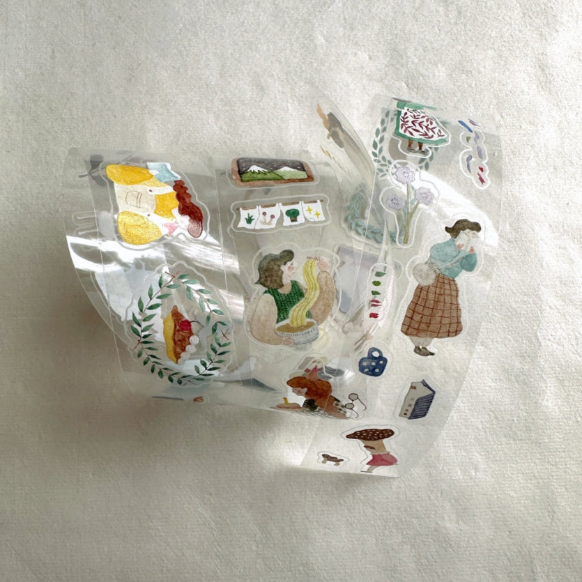 Ivy Snow - A Lovely Day kiss-cut PET tape SAMPLES