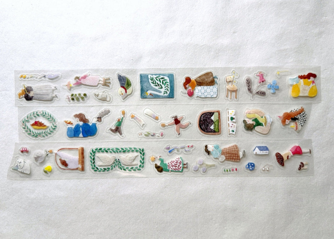 Ivy Snow - A Lovely Day kiss-cut PET tape SAMPLES