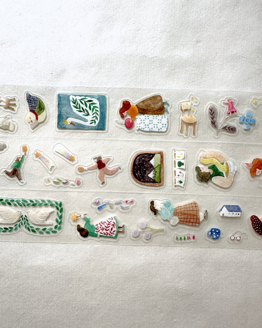 Ivy Snow - A Lovely Day kiss-cut PET tape SAMPLES