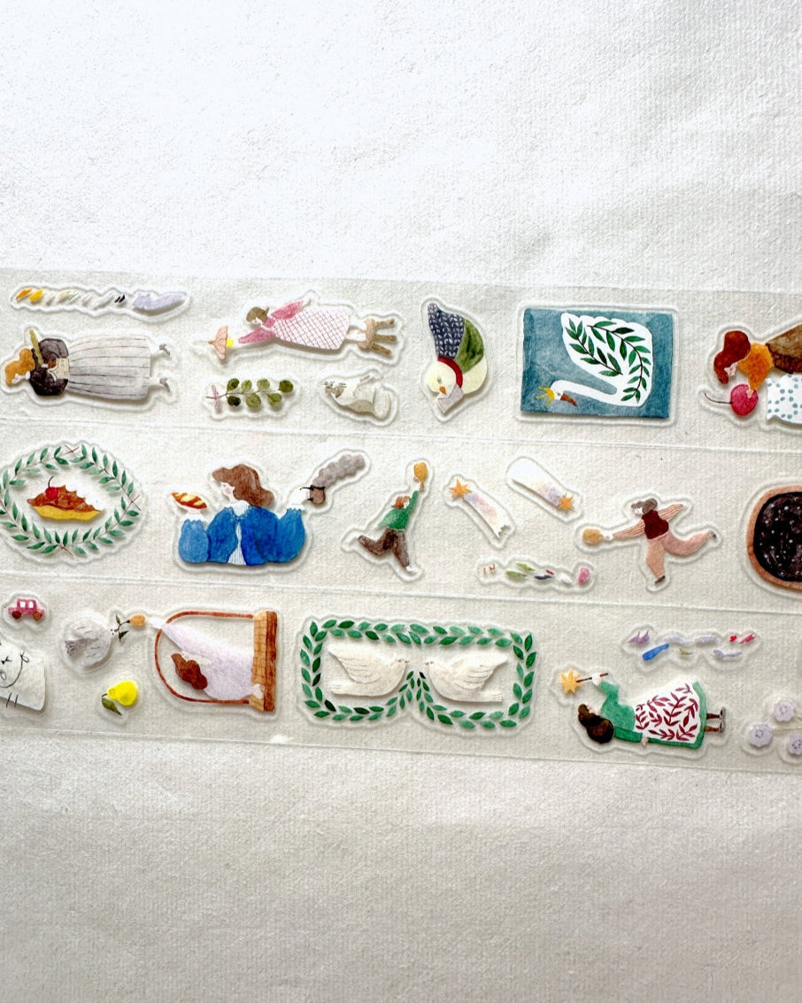 Ivy Snow - A Lovely Day kiss-cut PET tape SAMPLES