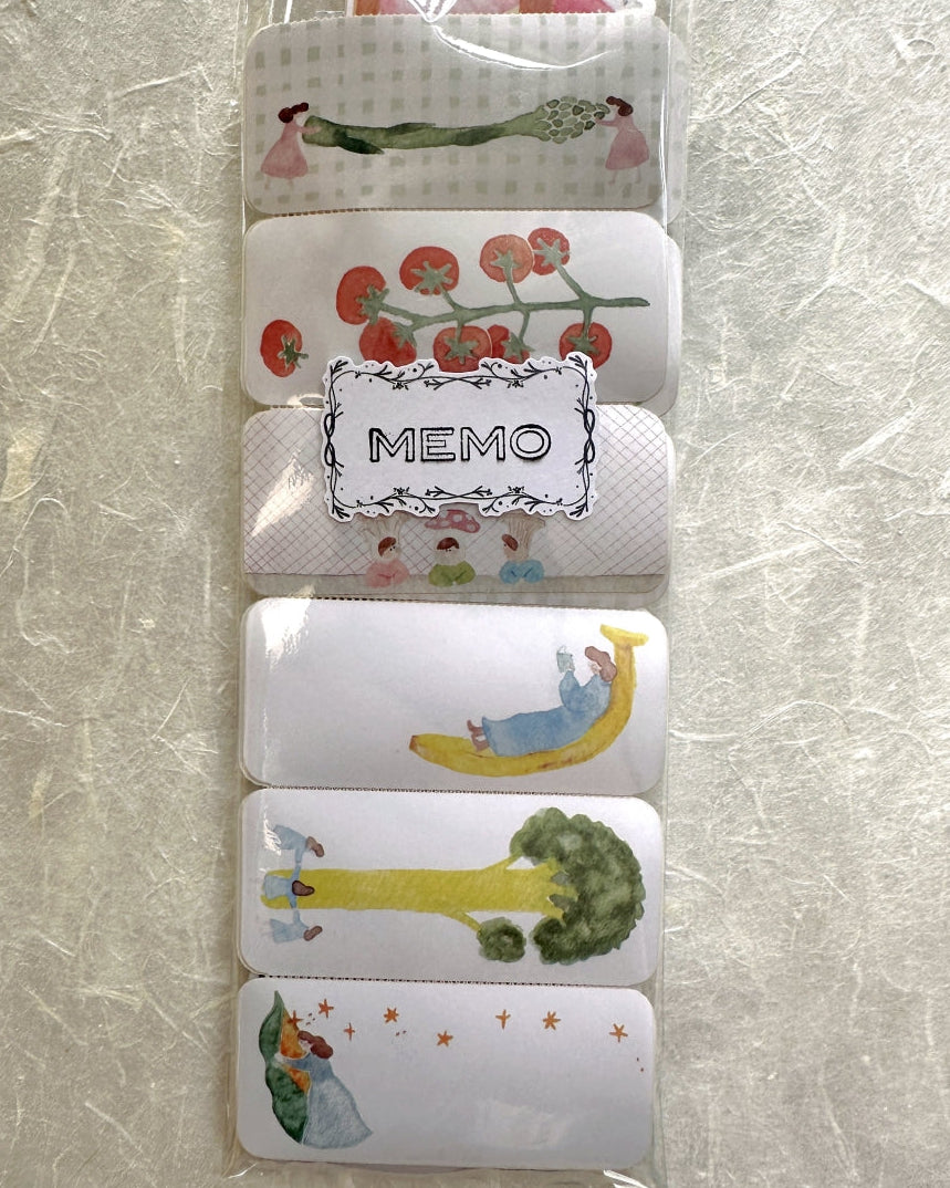 Ivy Snow - Farmer's Market sticky note tape SAMPLES