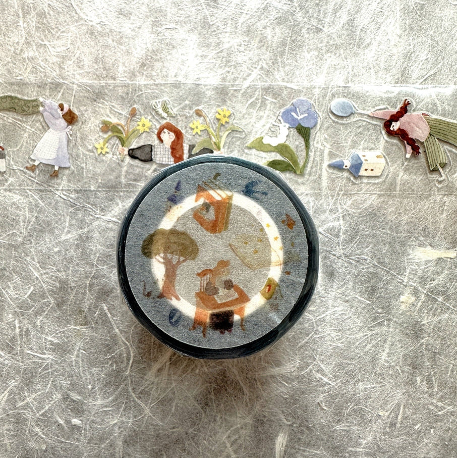Ivy Snow - On the Desk kiss-cut PET tape SAMPLES