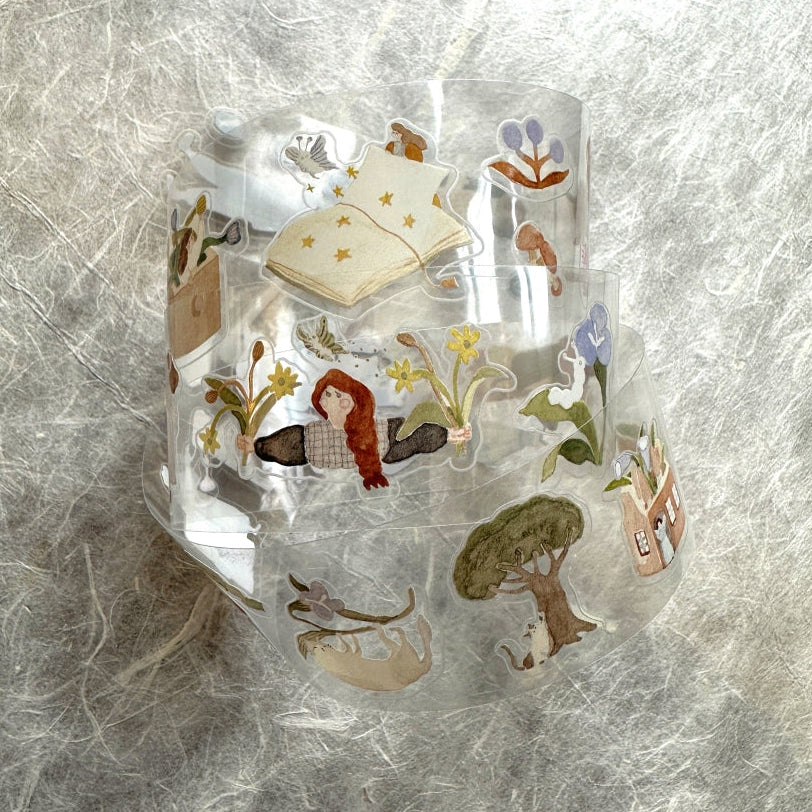 Ivy Snow - On the Desk kiss-cut PET tape SAMPLES