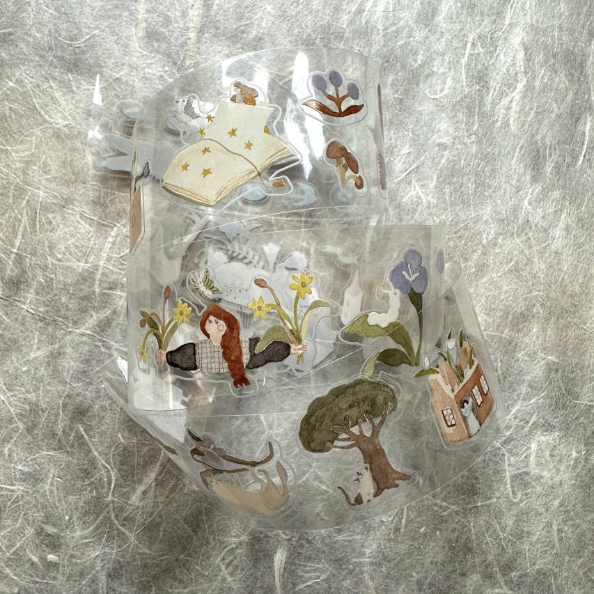 Ivy Snow - On the Desk kiss-cut PET tape SAMPLES