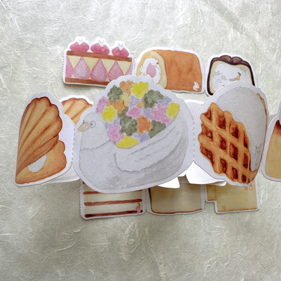 Ivy Snow x Pinkoi - Whimsical Desserts memo paper tape SAMPLES