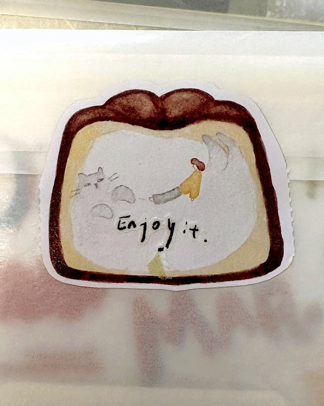 Ivy Snow x Pinkoi - Whimsical Desserts memo paper tape SAMPLES