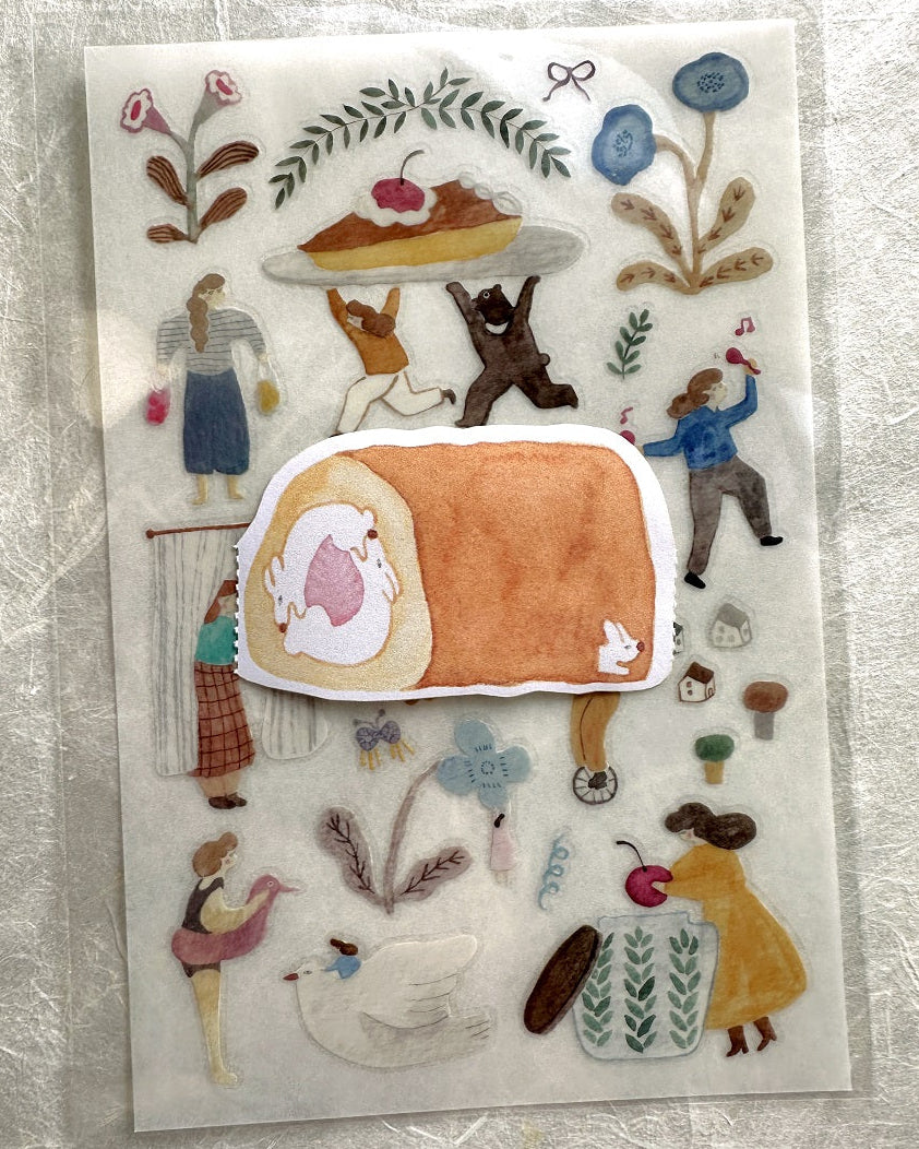 Ivy Snow x Pinkoi - Whimsical Desserts memo paper tape SAMPLES