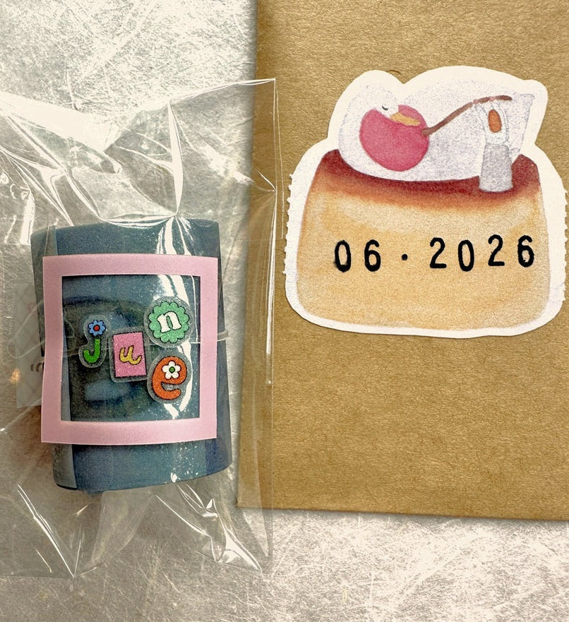 WW Studio - Letter kiss-cut PVC tape SAMPLES